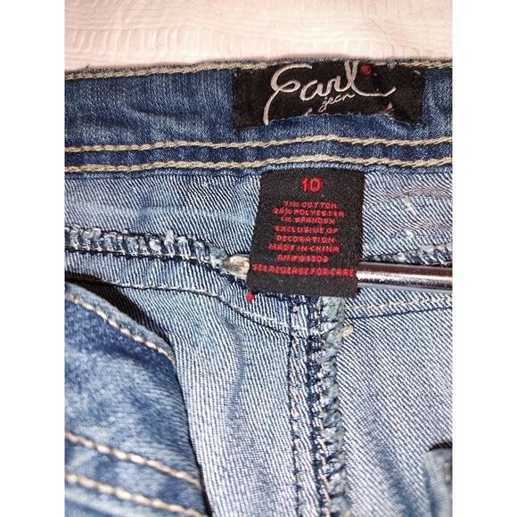 Earl Jean Straight Leg Stonewashed Size 10 women's - Picture 4 of 10